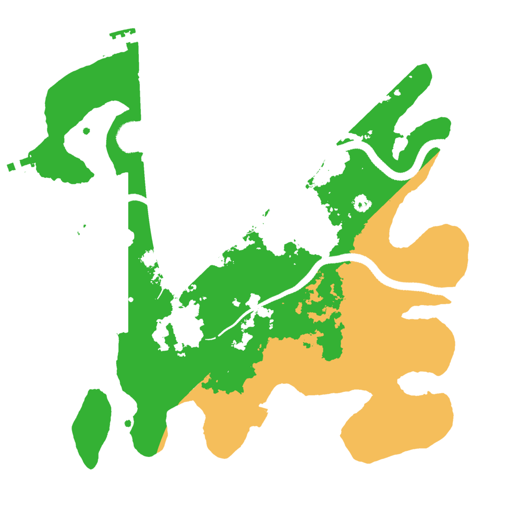 Biome Rust Map: Procedural Map, Size: 3000, Seed: 1398618270
