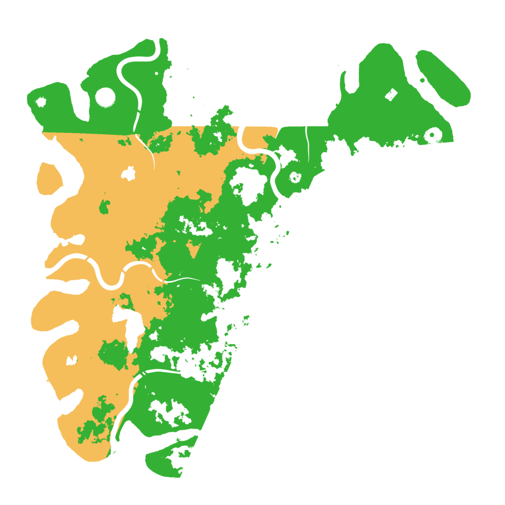 Biome Rust Map: Procedural Map, Size: 4500, Seed: 741076291