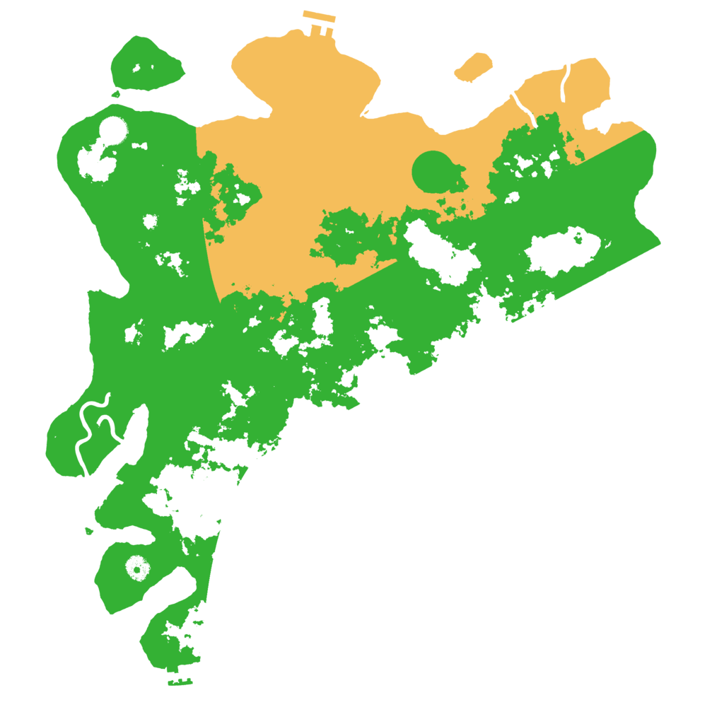 Biome Rust Map: Procedural Map, Size: 4500, Seed: 1224975756