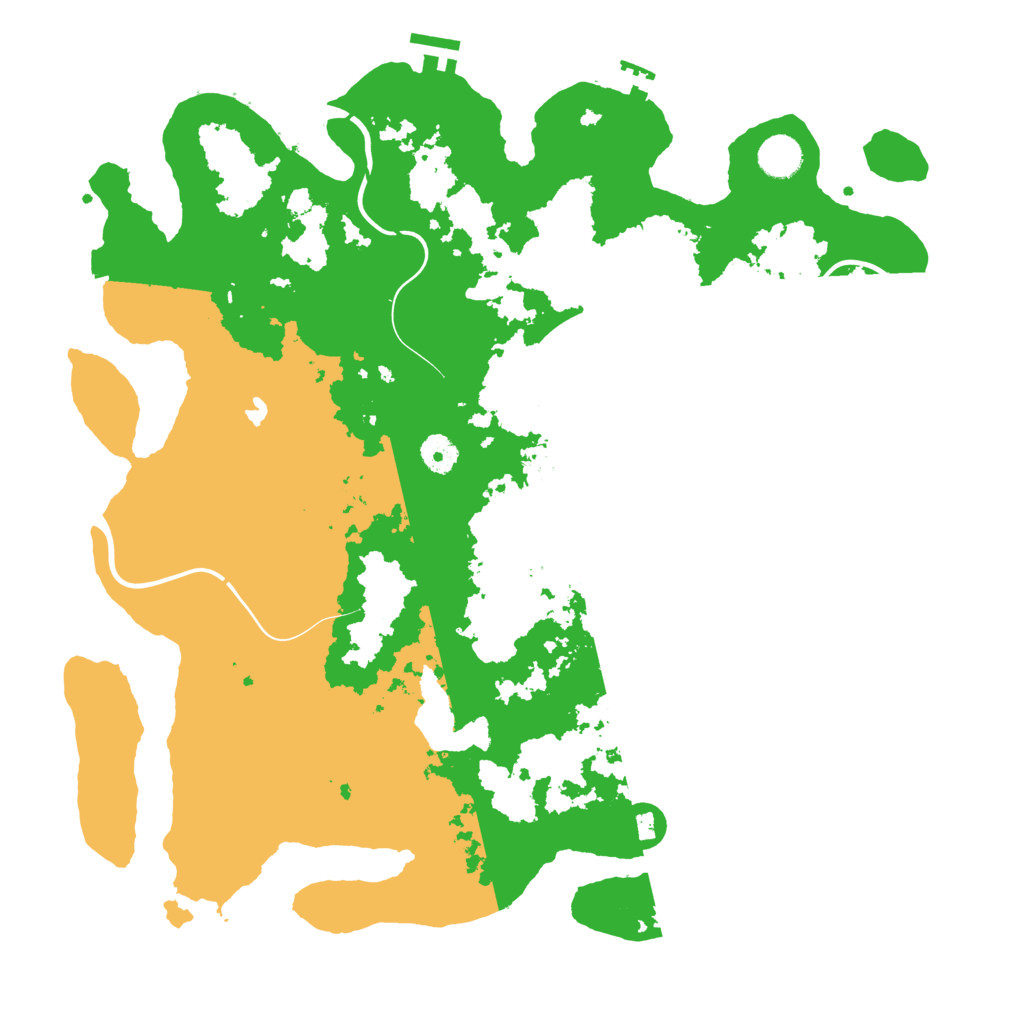 Biome Rust Map: Procedural Map, Size: 4150, Seed: 256990