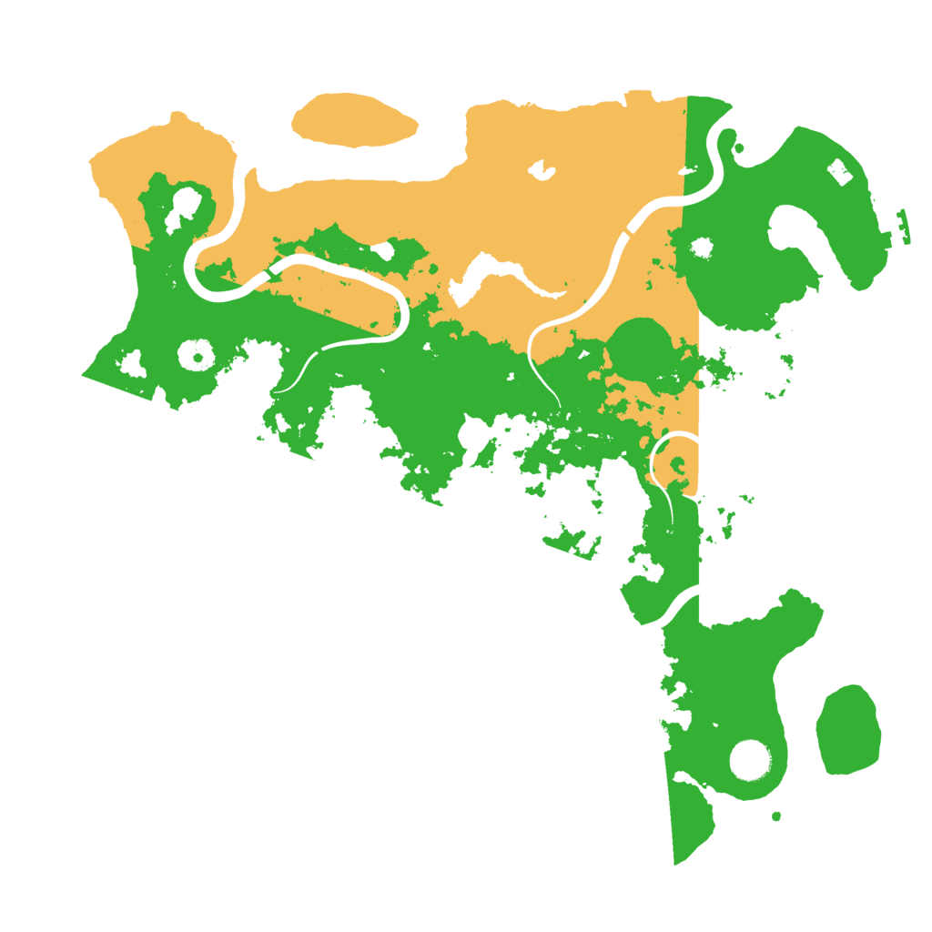 Biome Rust Map: Procedural Map, Size: 4000, Seed: 76532