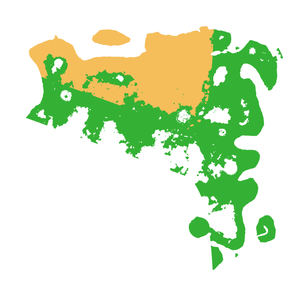 Biome Rust Map: Procedural Map, Size: 4000, Seed: 76532