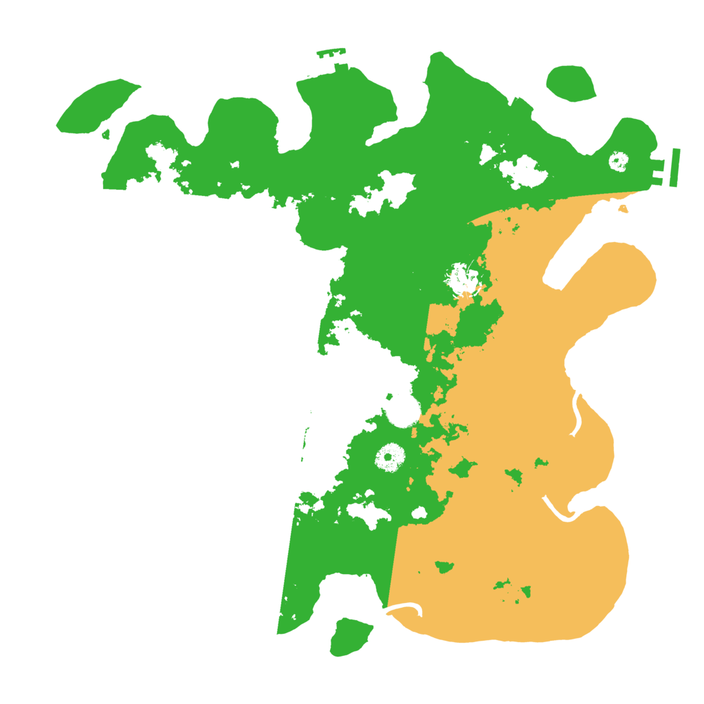 Biome Rust Map: Procedural Map, Size: 3700, Seed: 1724650163