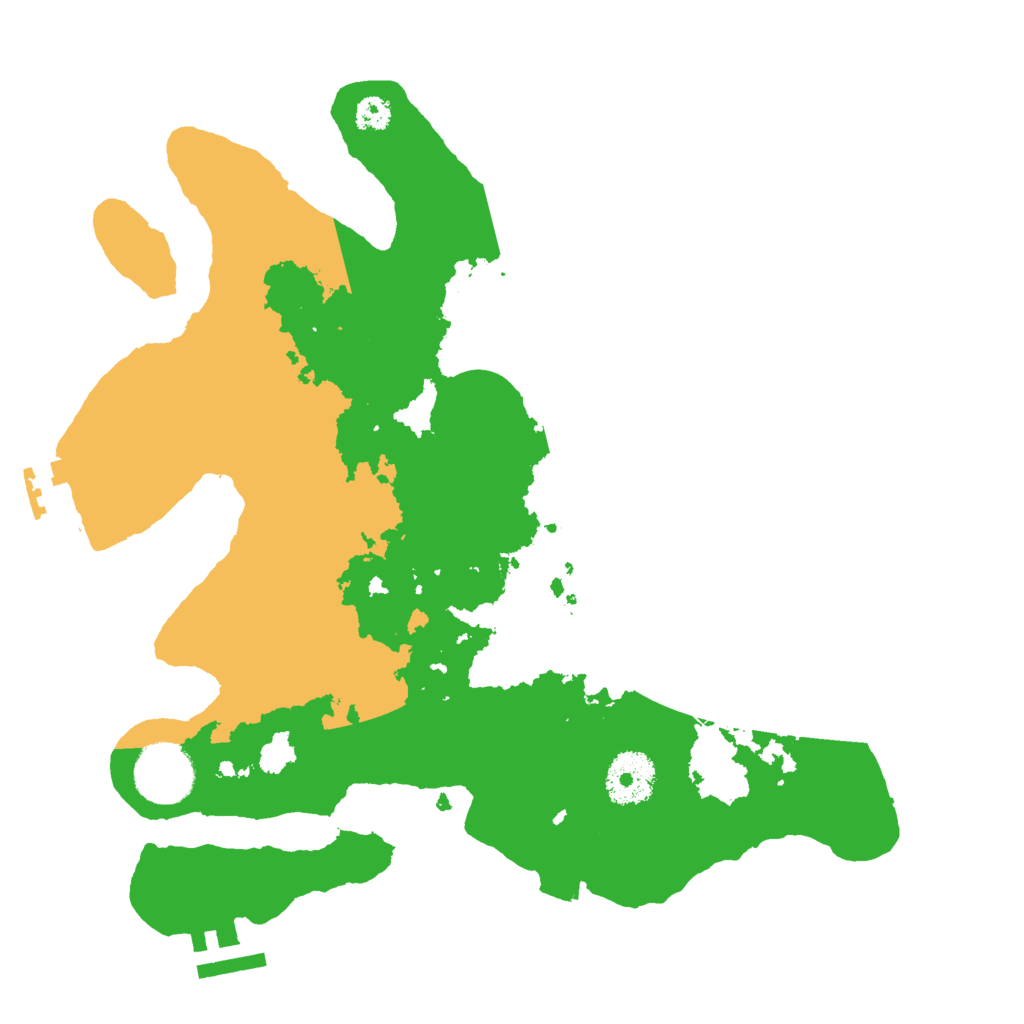 Biome Rust Map: Procedural Map, Size: 3000, Seed: 1350467482