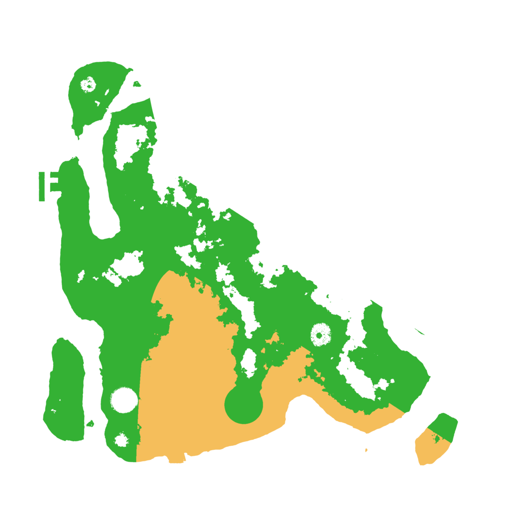 Biome Rust Map: Procedural Map, Size: 3500, Seed: 2908