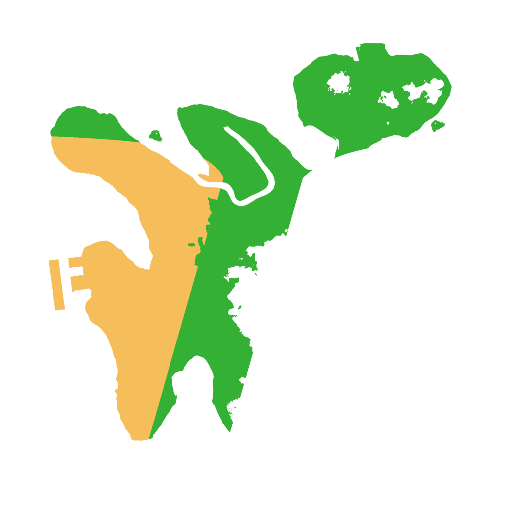 Biome Rust Map: Procedural Map, Size: 2050, Seed: 8053