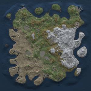 Thumbnail Rust Map: Procedural Map, Size: 4000, Seed: 2139, 18 Monuments