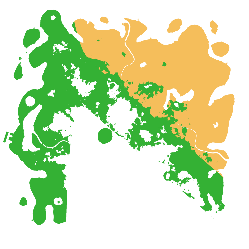 Biome Rust Map: Procedural Map, Size: 4500, Seed: 1882040263