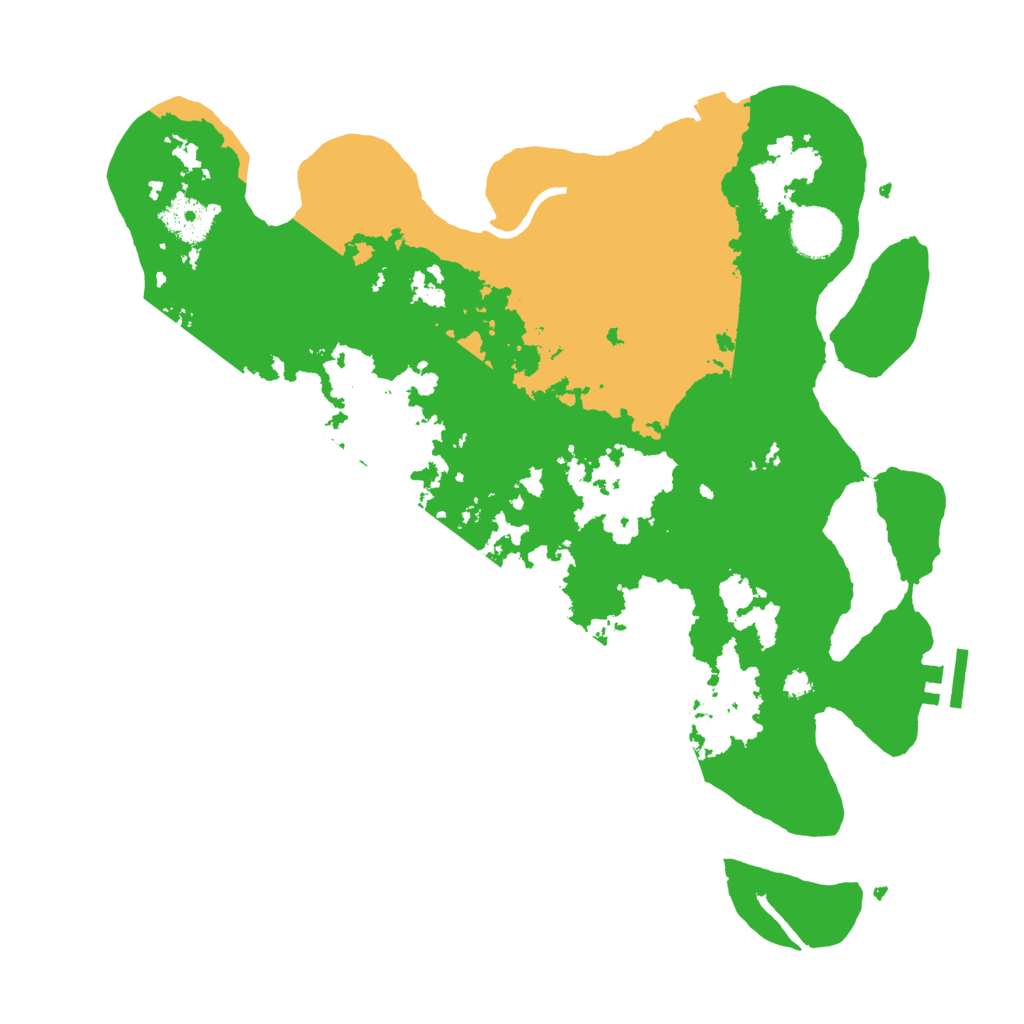 Biome Rust Map: Procedural Map, Size: 3500, Seed: 1450135709