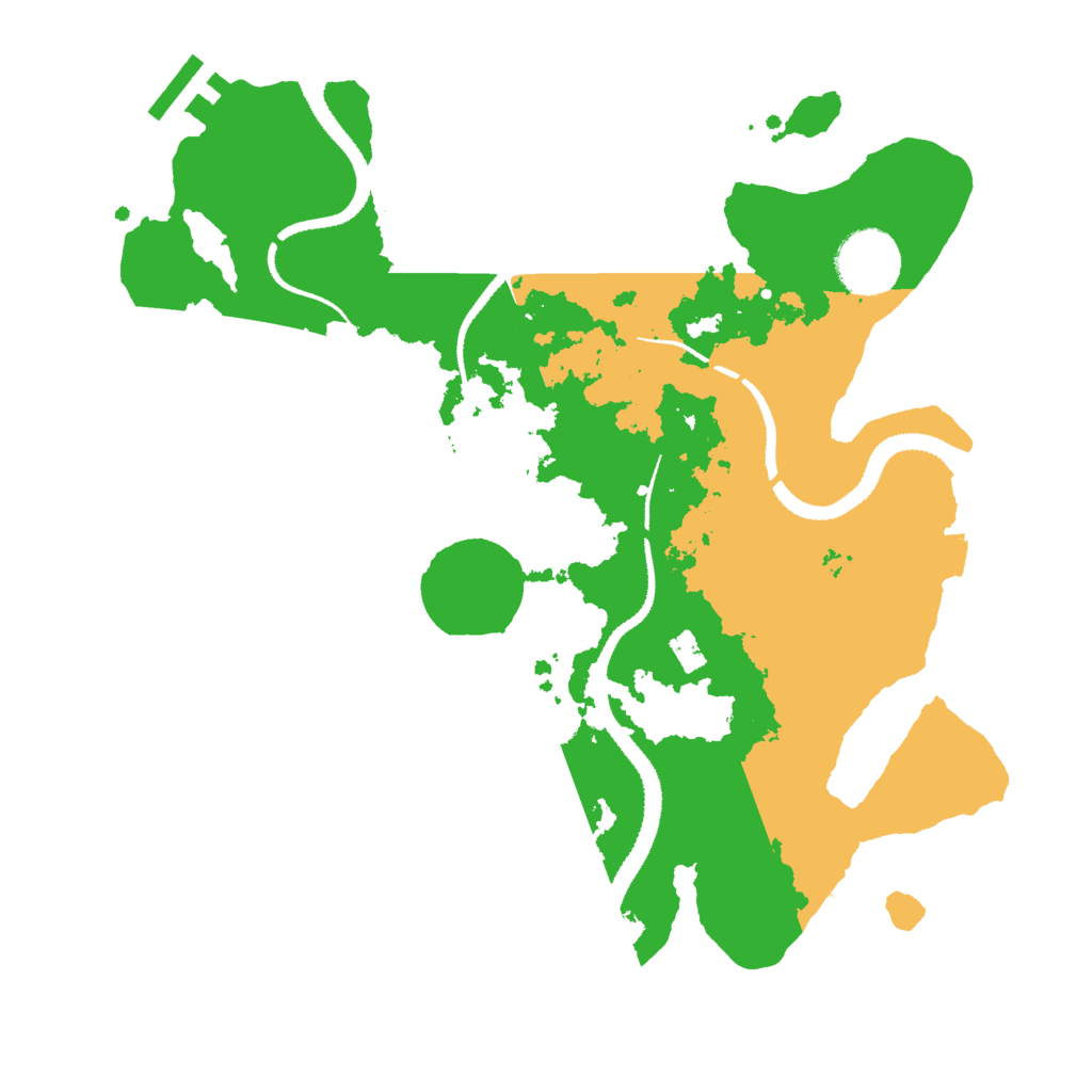 Biome Rust Map: Procedural Map, Size: 3000, Seed: 19419