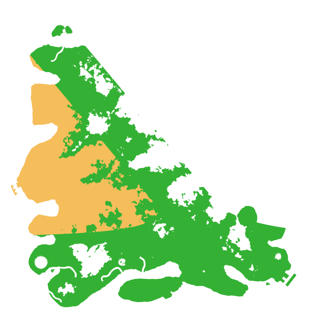 Biome Rust Map: Procedural Map, Size: 4500, Seed: 1113508604