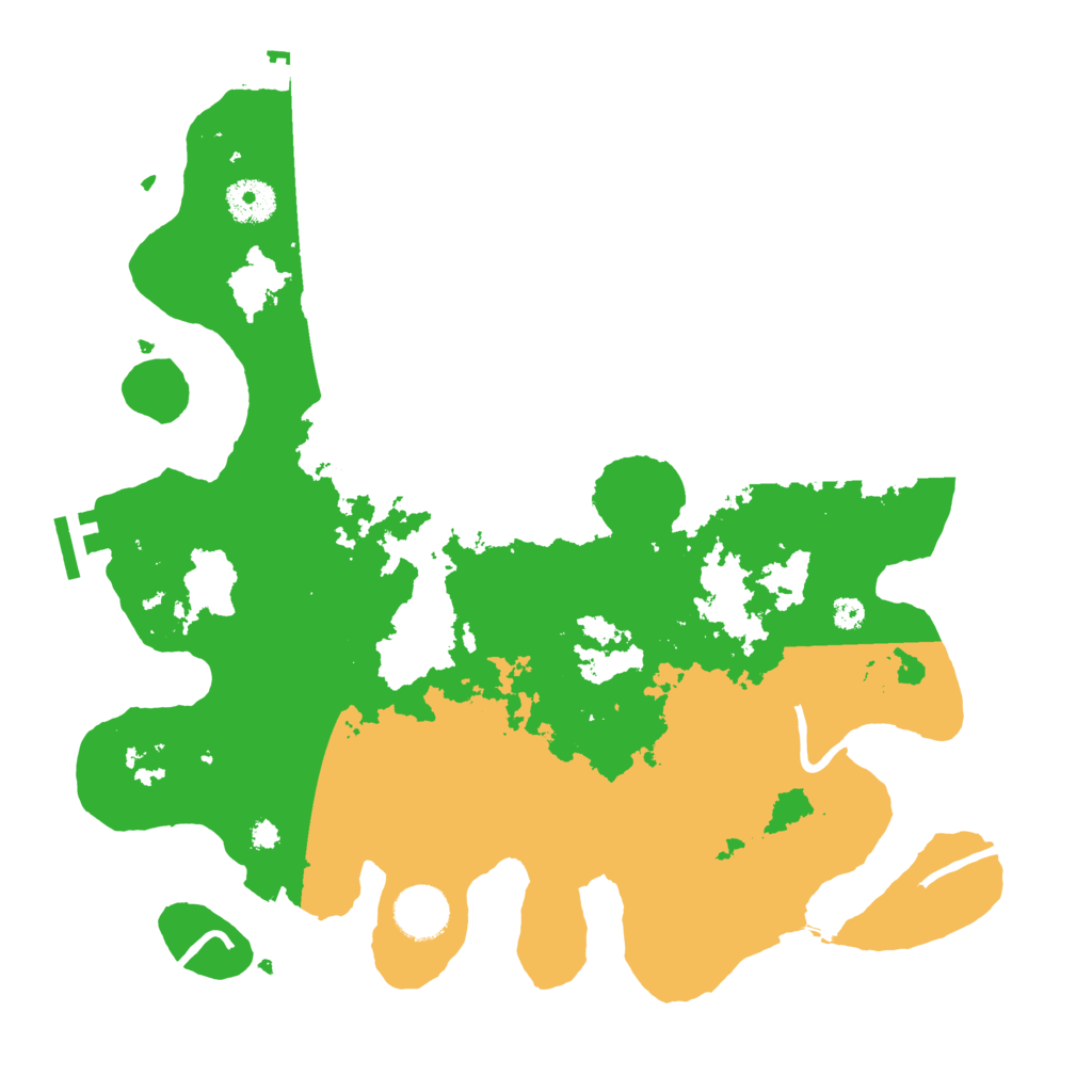 Biome Rust Map: Procedural Map, Size: 3500, Seed: 95628356