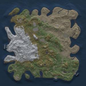 Thumbnail Rust Map: Procedural Map, Size: 4250, Seed: 740041819, 19 Monuments