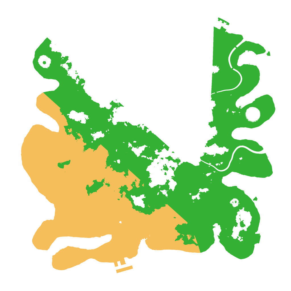 Biome Rust Map: Procedural Map, Size: 3500, Seed: 589150898