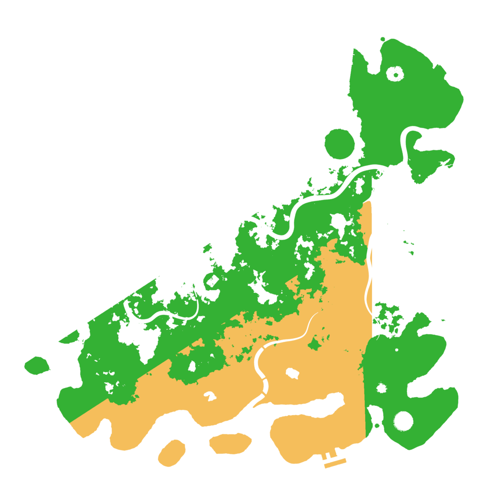 Biome Rust Map: Procedural Map, Size: 4500, Seed: 828