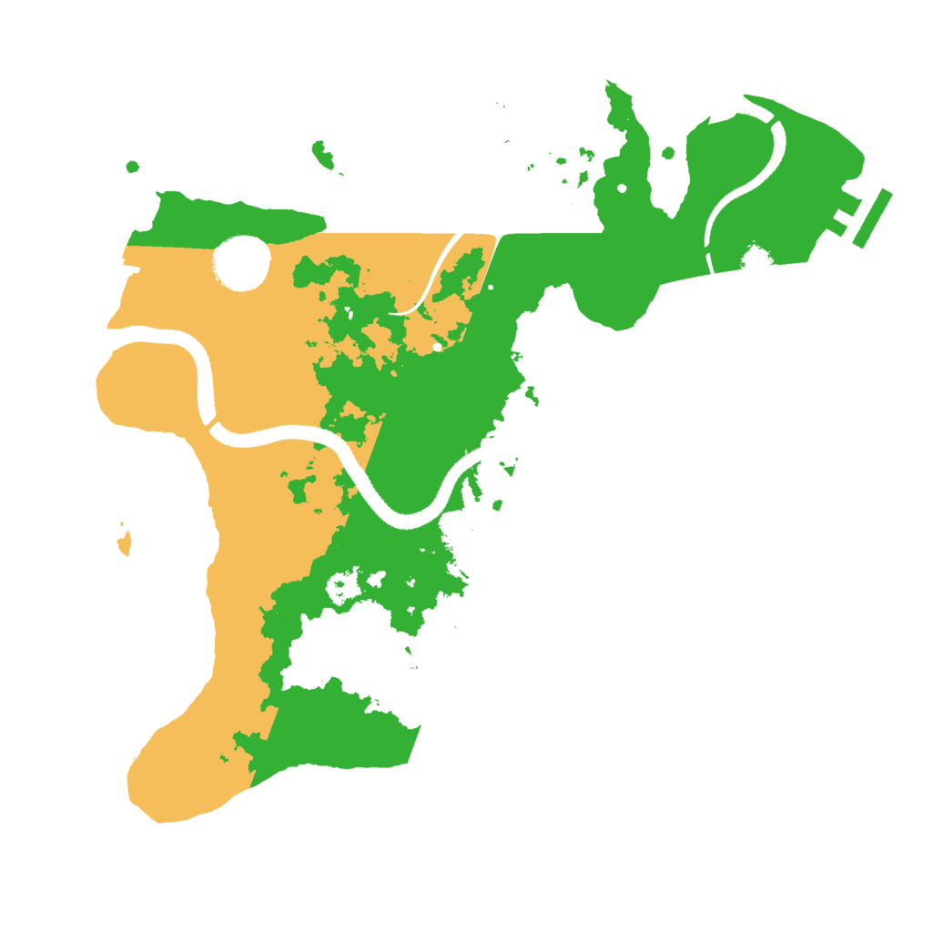 Biome Rust Map: Procedural Map, Size: 3000, Seed: 428790902