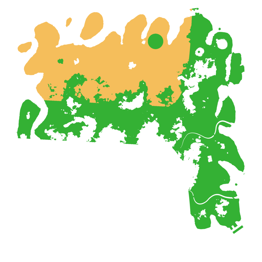 Biome Rust Map: Procedural Map, Size: 4500, Seed: 1884394706