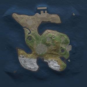 Thumbnail Rust Map: Procedural Map, Size: 1900, Seed: 524181213, 5 Monuments