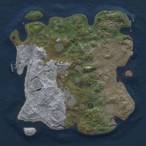 Thumbnail Rust Map: Procedural Map, Size: 4000, Seed: 1729918148, 19 Monuments