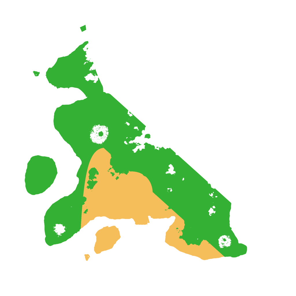 Biome Rust Map: Procedural Map, Size: 2400, Seed: 702