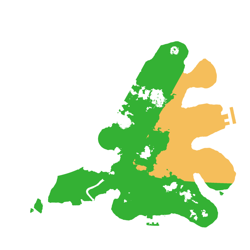 Biome Rust Map: Procedural Map, Size: 3000, Seed: 31300