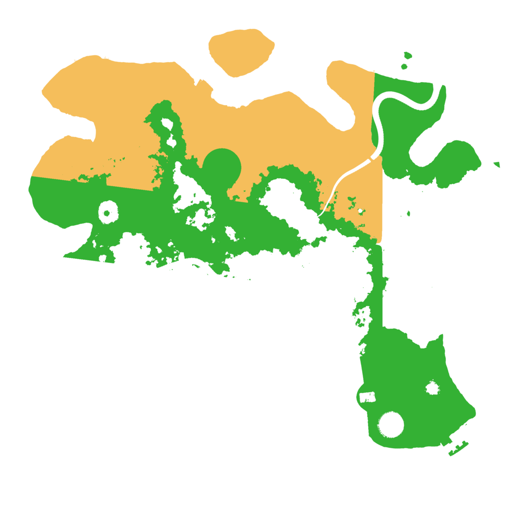 Biome Rust Map: Procedural Map, Size: 3500, Seed: 1622786782