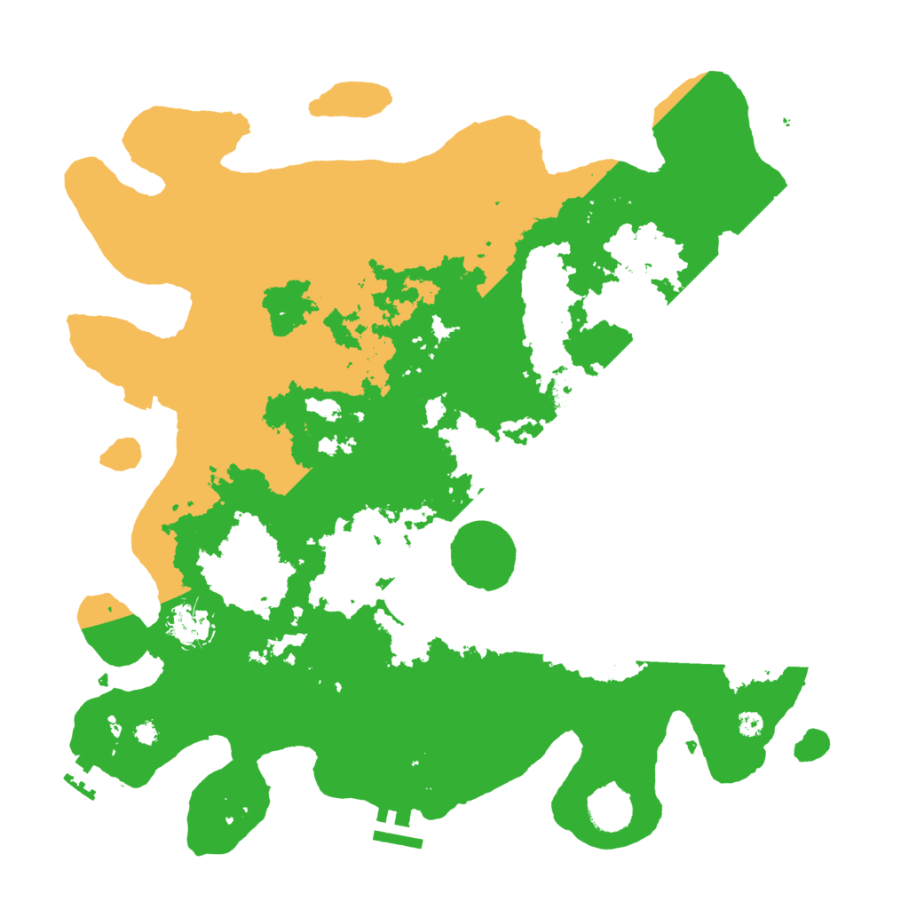 Biome Rust Map: Procedural Map, Size: 3700, Seed: 26703710