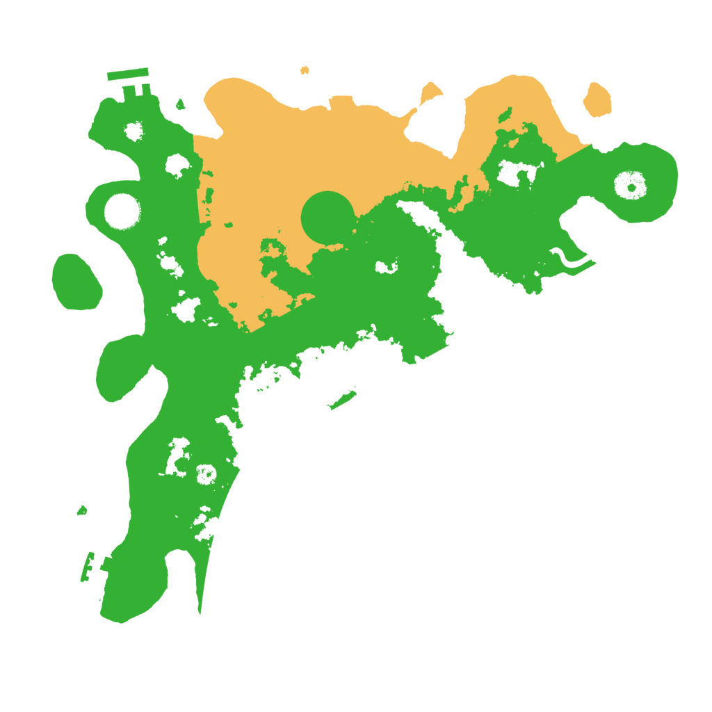 Biome Rust Map: Procedural Map, Size: 3500, Seed: 701150472