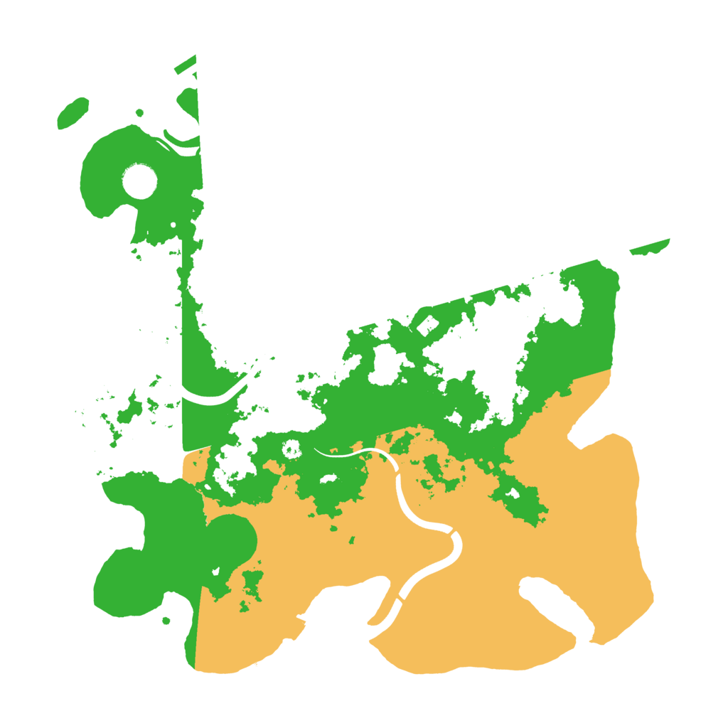 Biome Rust Map: Procedural Map, Size: 3800, Seed: 834422275