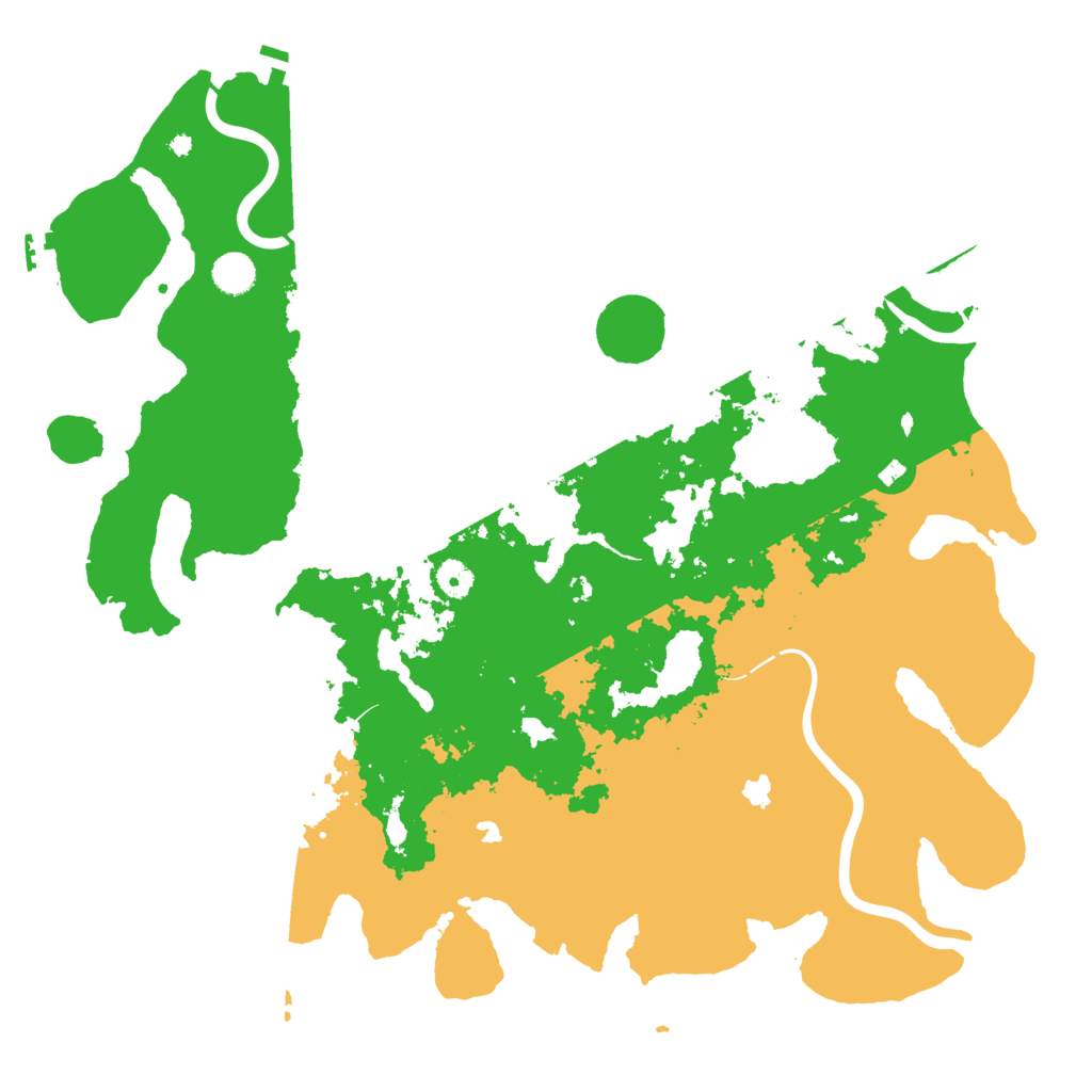 Biome Rust Map: Procedural Map, Size: 4500, Seed: 1304671765