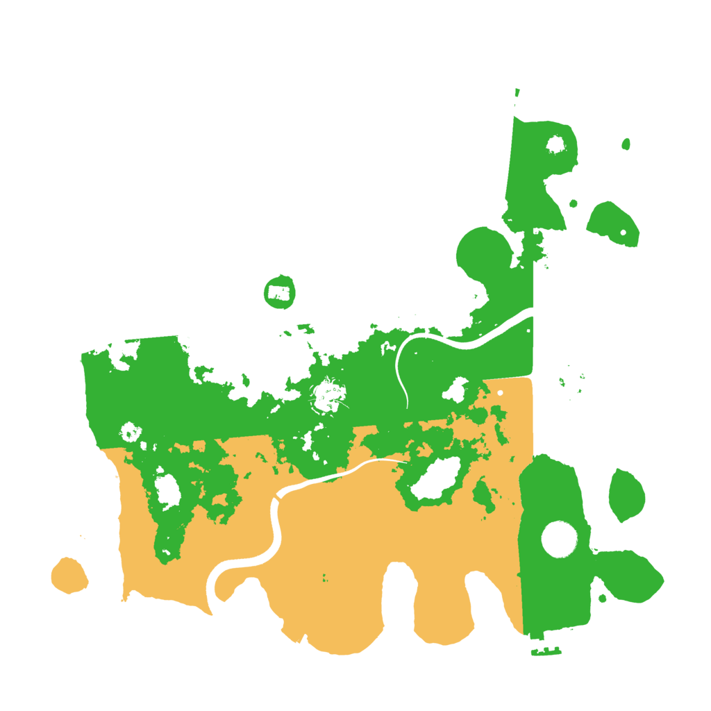 Biome Rust Map: Procedural Map, Size: 3600, Seed: 1400740444