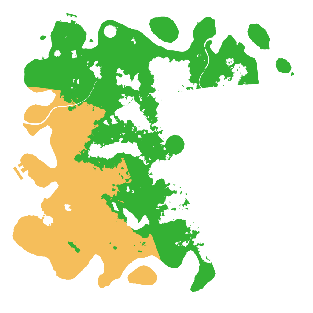 Biome Rust Map: Procedural Map, Size: 4400, Seed: 29224614