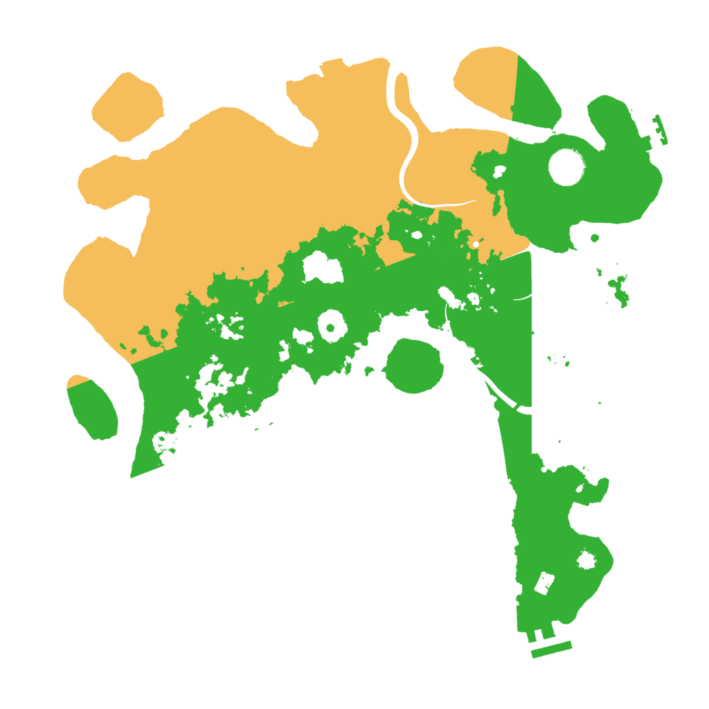 Biome Rust Map: Procedural Map, Size: 3500, Seed: 1211151785