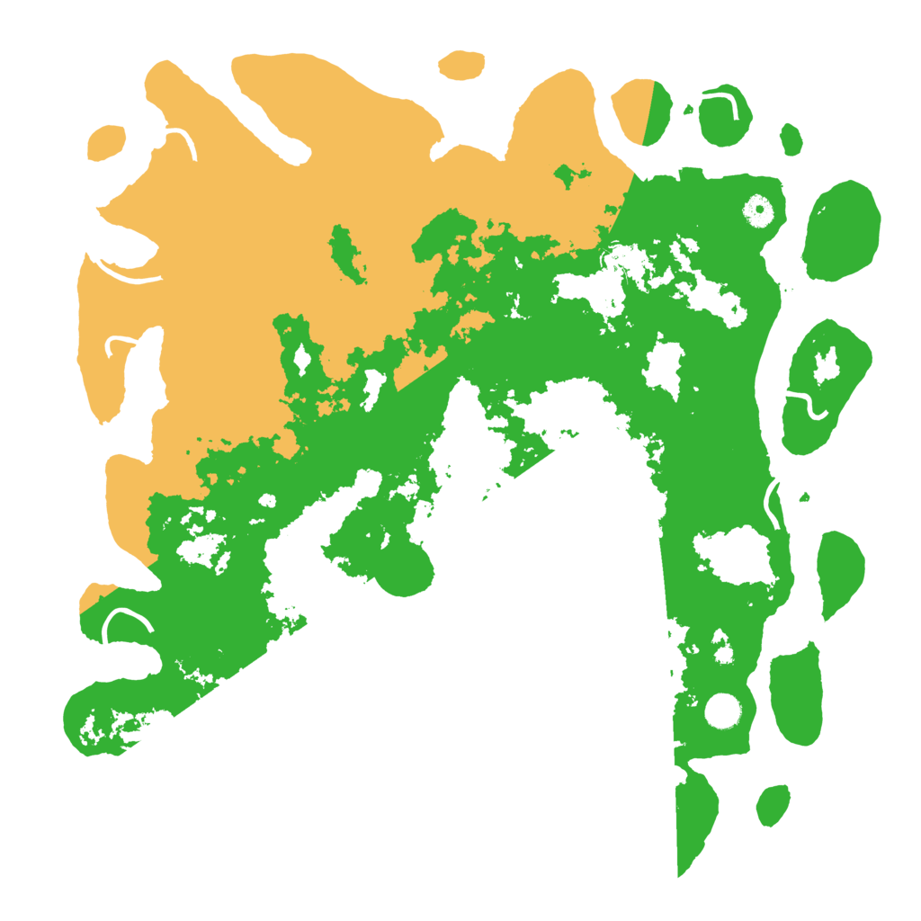 Biome Rust Map: Procedural Map, Size: 4500, Seed: 81906872