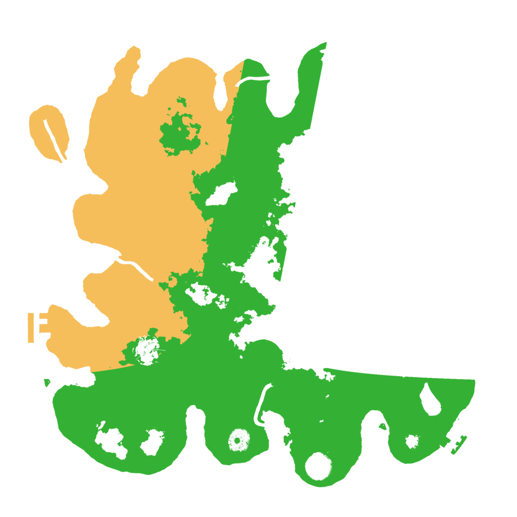 Biome Rust Map: Procedural Map, Size: 3500, Seed: 2146437862