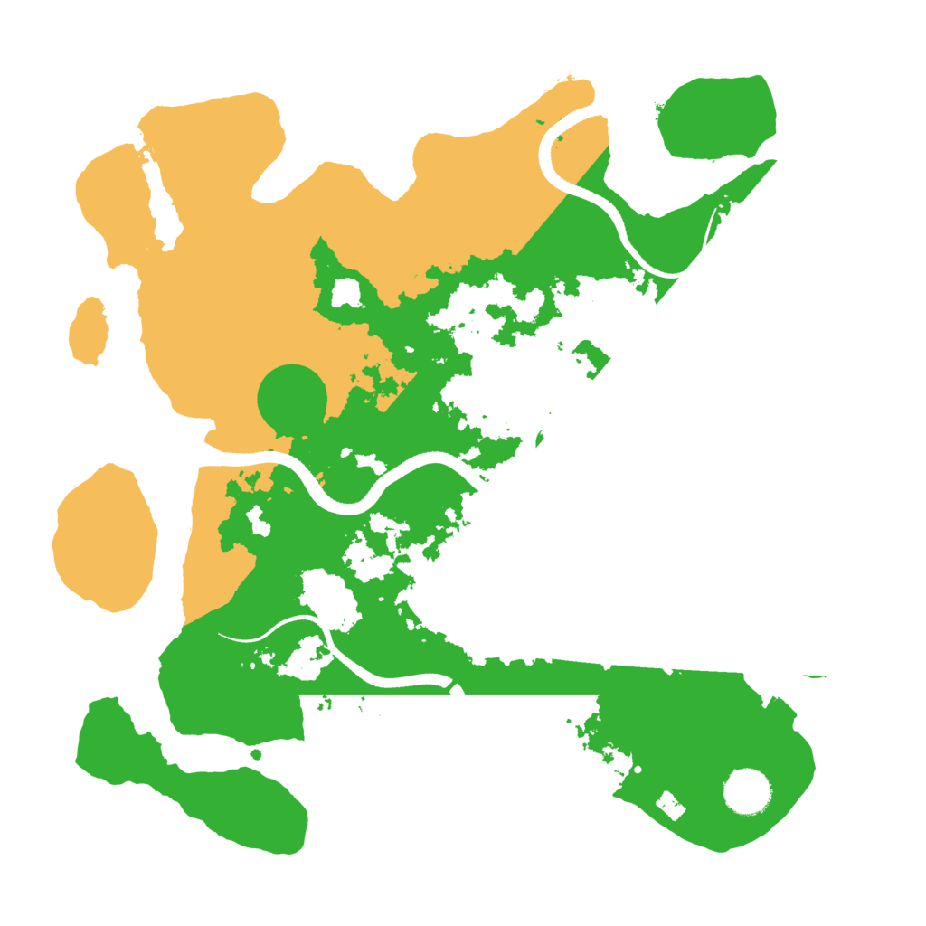 Biome Rust Map: Procedural Map, Size: 3500, Seed: 1686862895