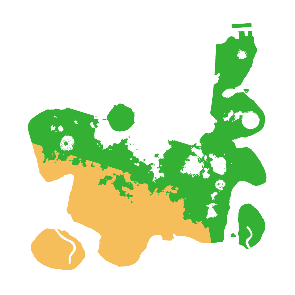 Biome Rust Map: Procedural Map, Size: 3000, Seed: 1557256719