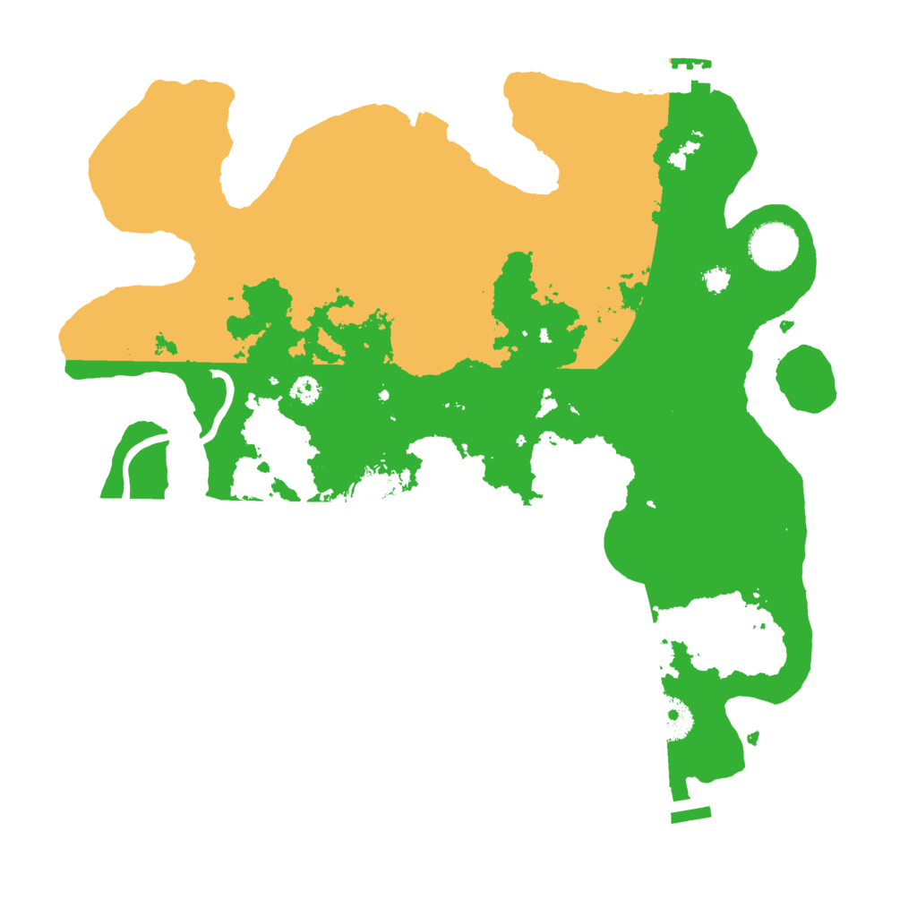 Biome Rust Map: Procedural Map, Size: 3300, Seed: 997203678