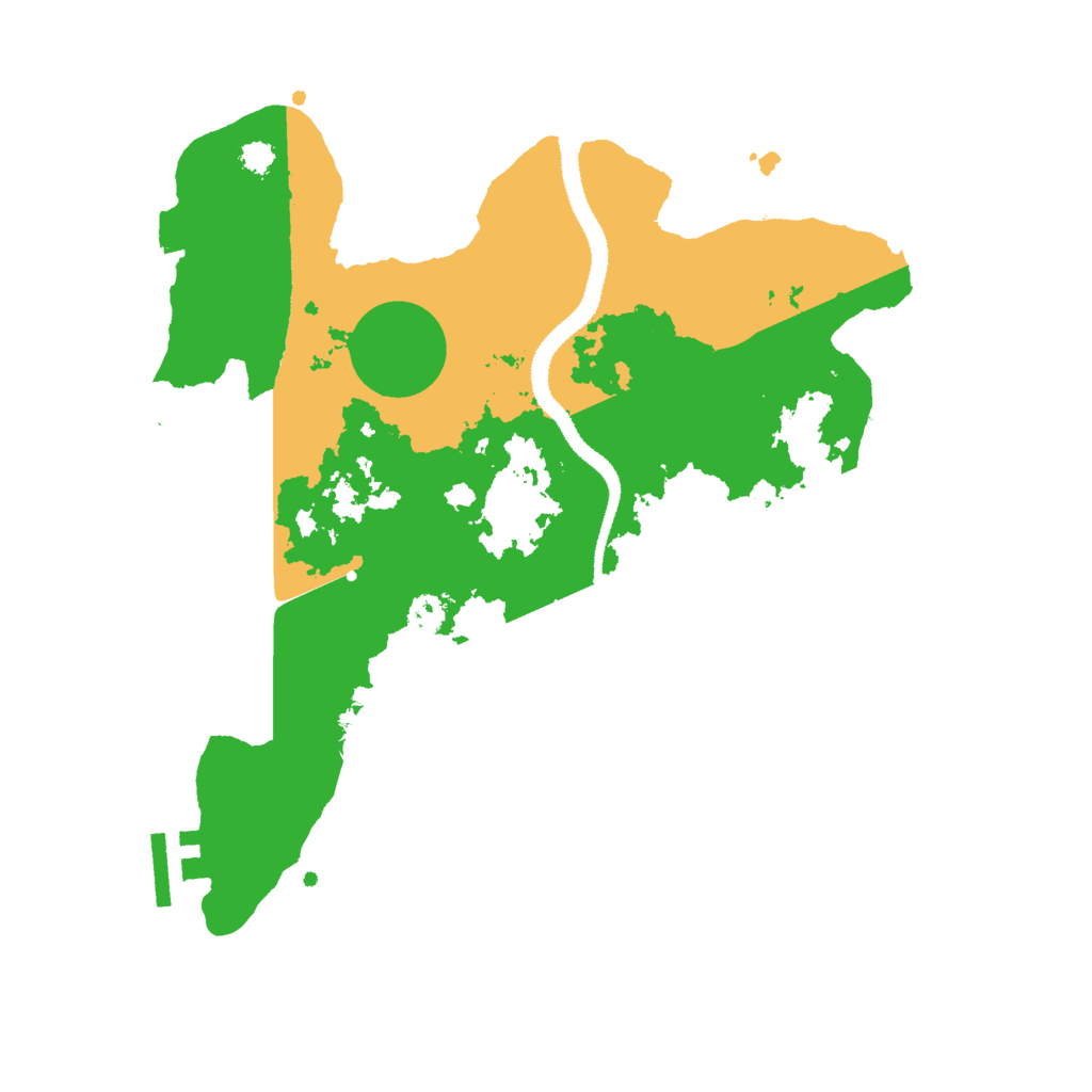 Biome Rust Map: Procedural Map, Size: 3000, Seed: 1668786263