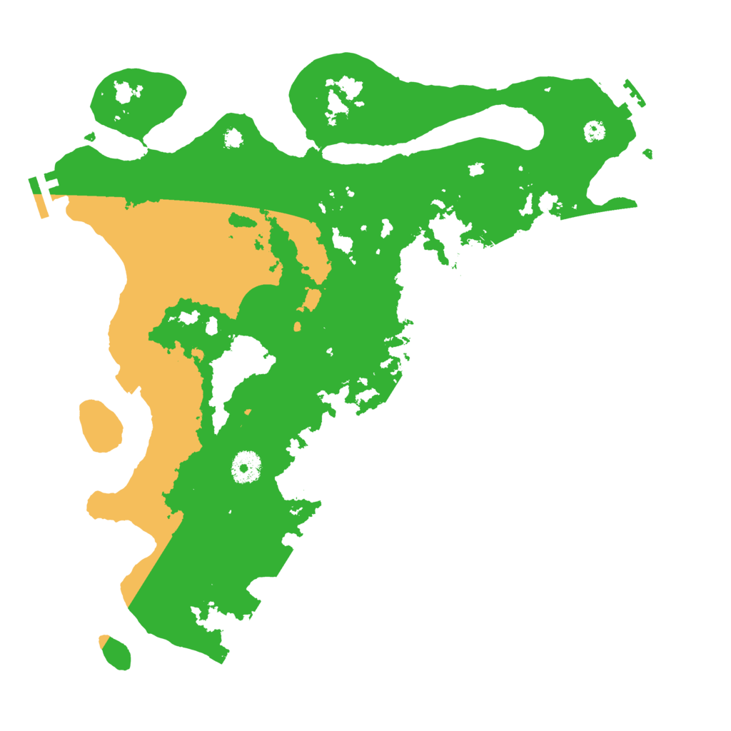 Biome Rust Map: Procedural Map, Size: 3500, Seed: 520331870