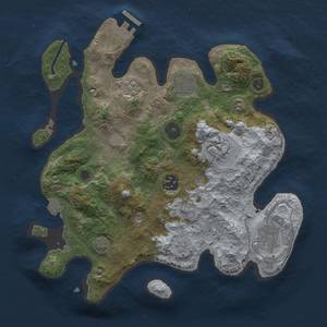 Thumbnail Rust Map: Procedural Map, Size: 3000, Seed: 262204752, 12 Monuments