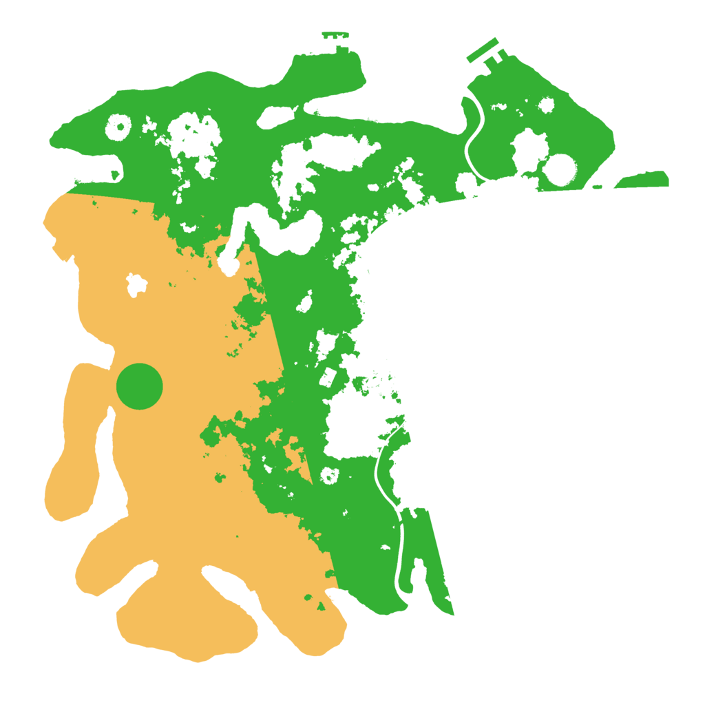 Biome Rust Map: Procedural Map, Size: 4000, Seed: 231438678