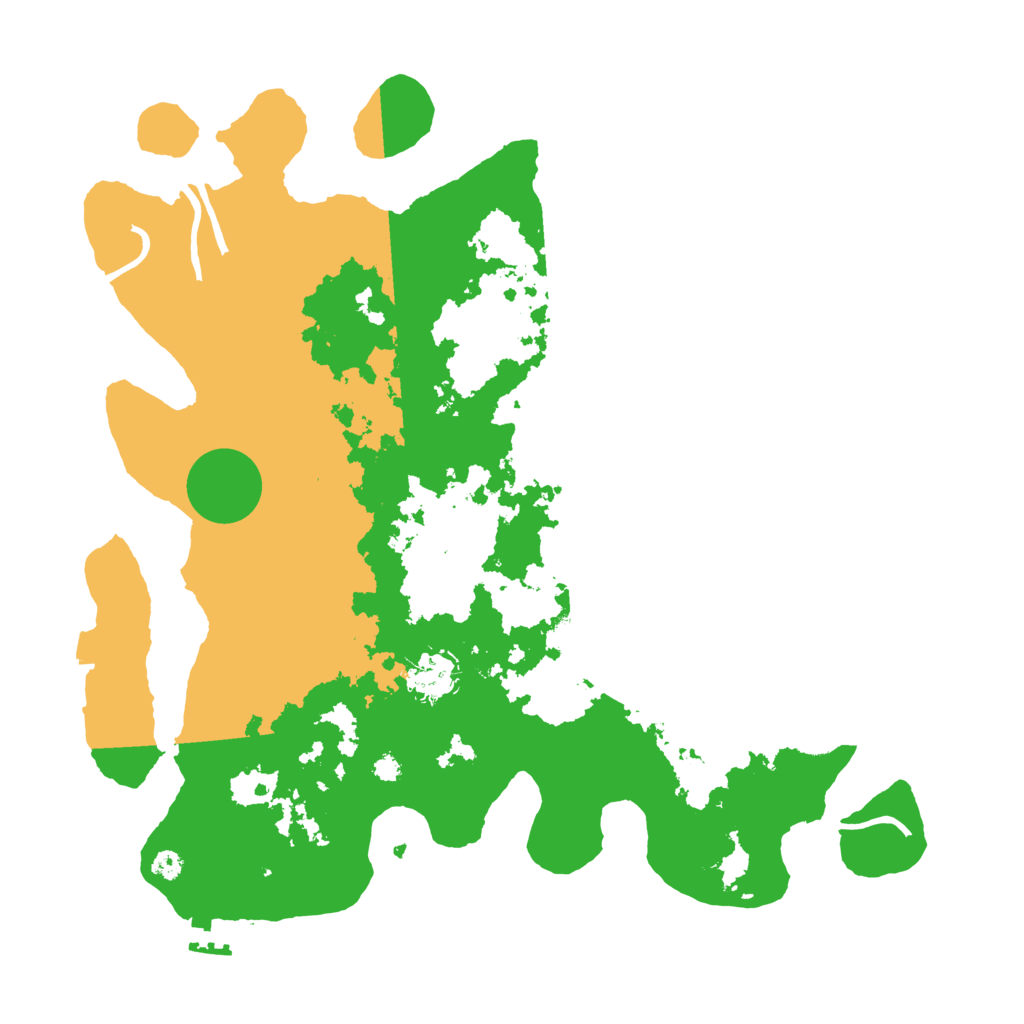 Biome Rust Map: Procedural Map, Size: 3600, Seed: 8157