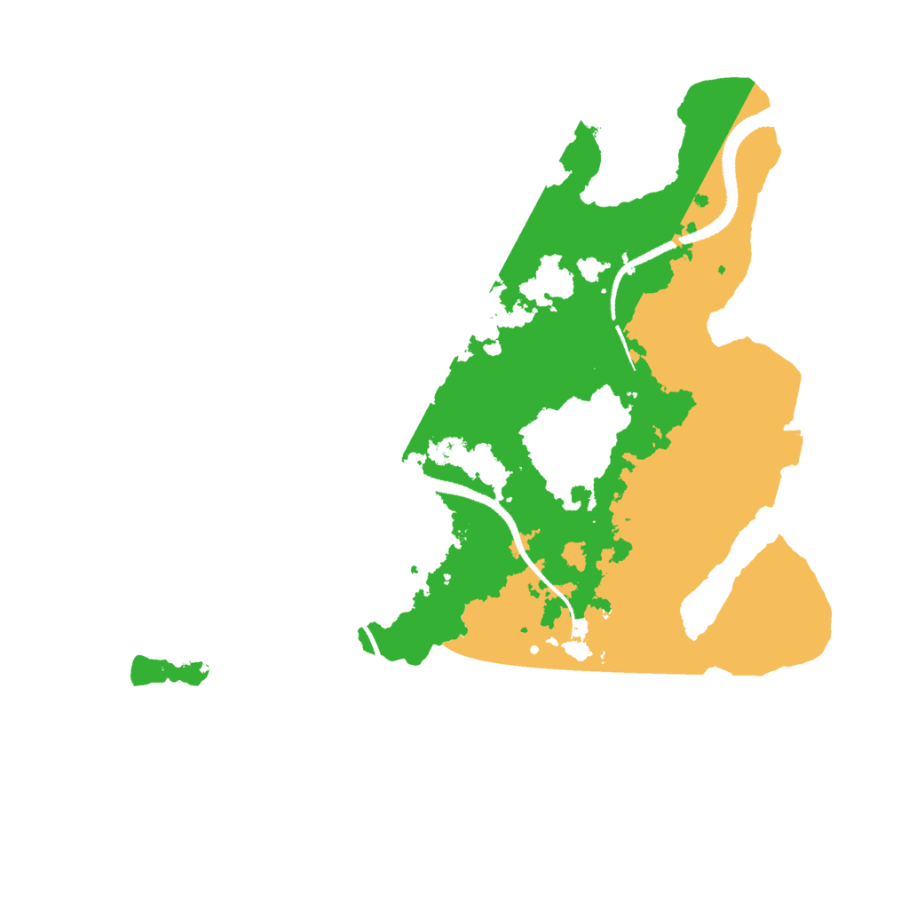 Biome Rust Map: Procedural Map, Size: 3000, Seed: 55978