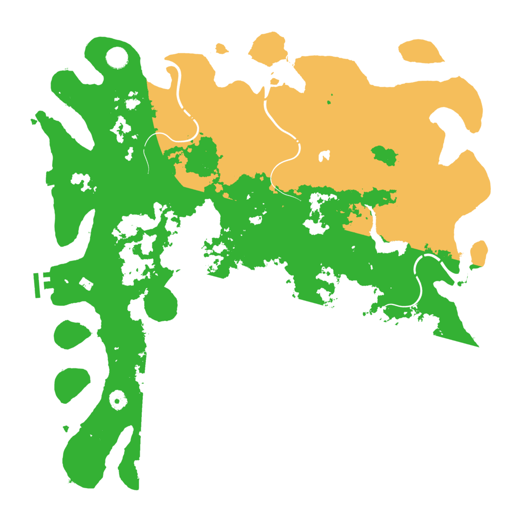 Biome Rust Map: Procedural Map, Size: 4250, Seed: 1107245851