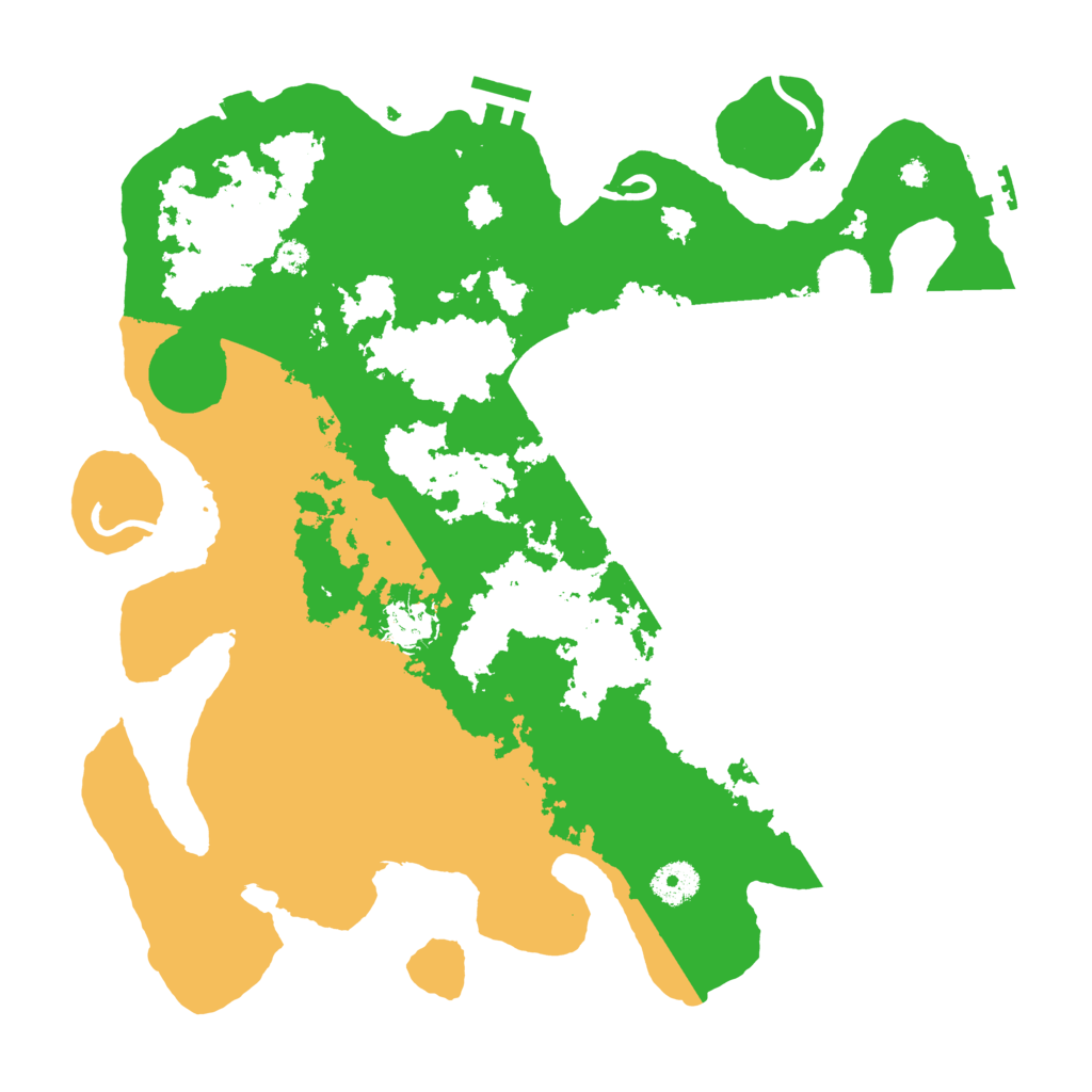 Biome Rust Map: Procedural Map, Size: 3700, Seed: 718897247