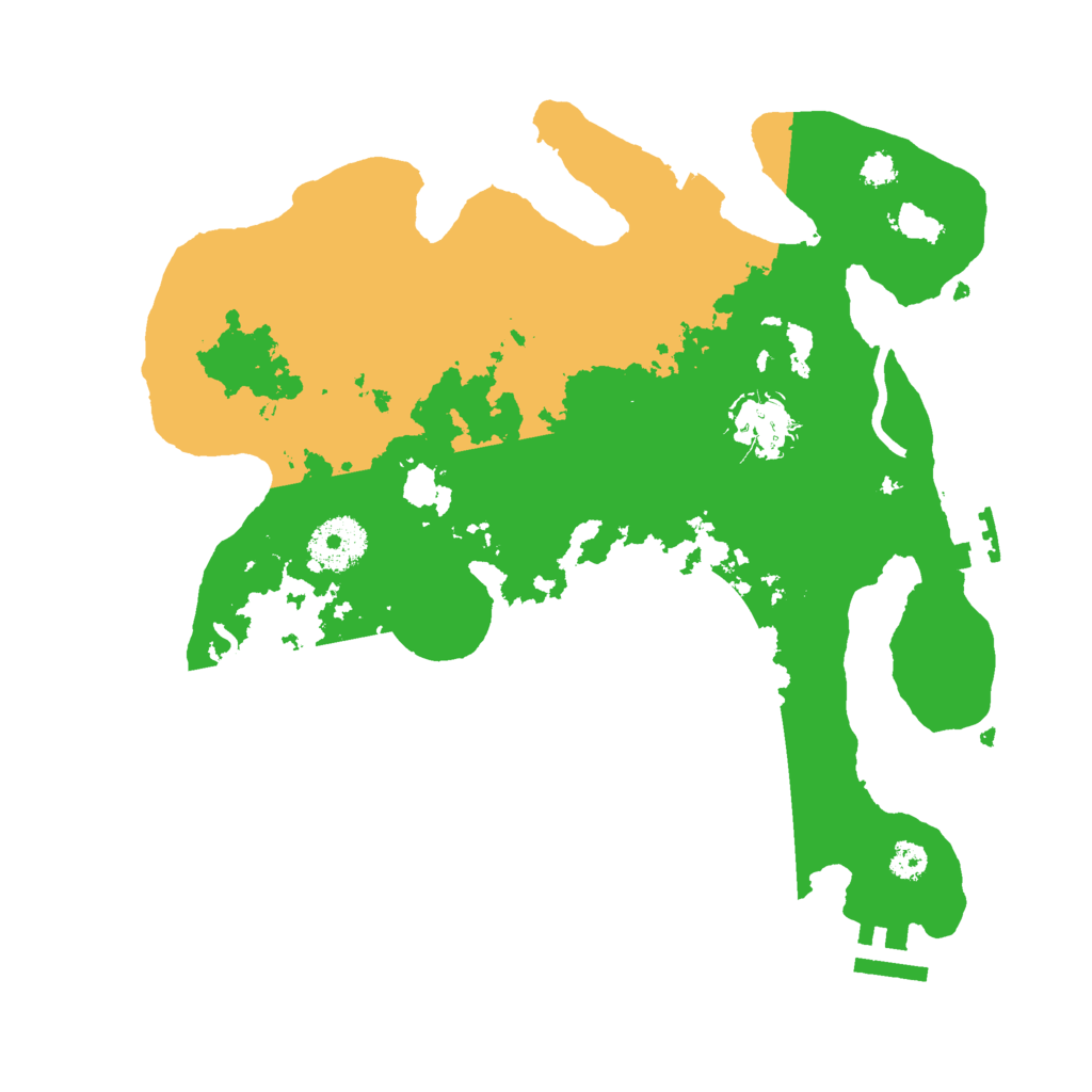 Biome Rust Map: Procedural Map, Size: 3000, Seed: 17155006