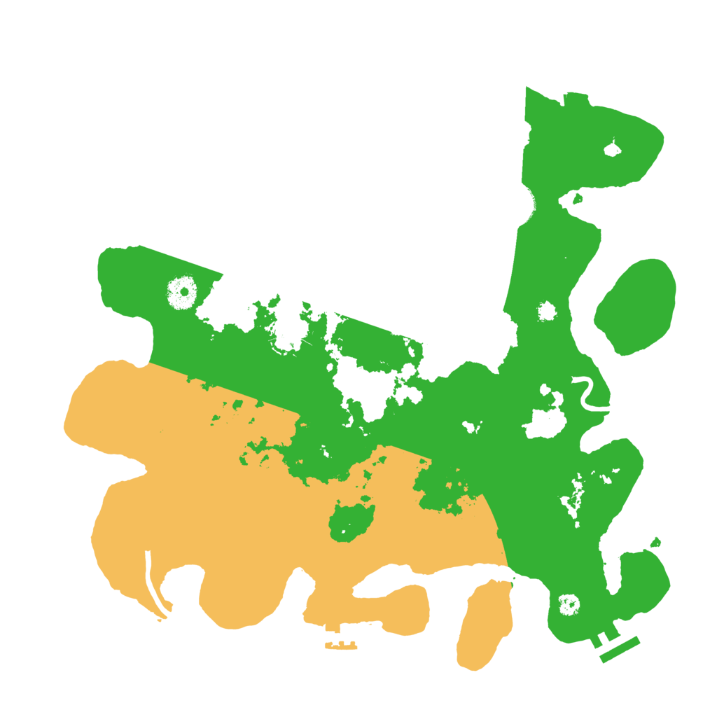 Biome Rust Map: Procedural Map, Size: 3400, Seed: 22299085