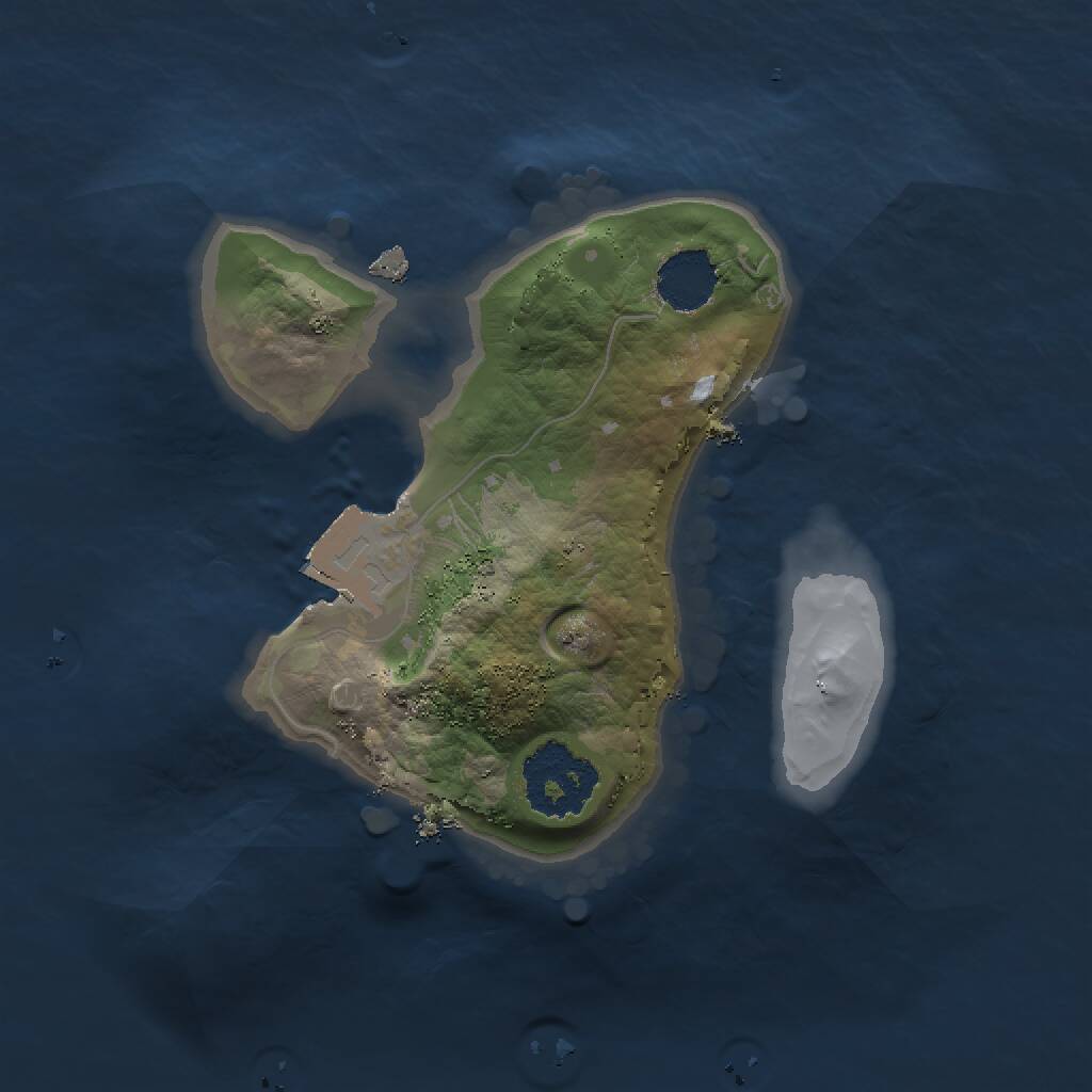 Rust Map: Procedural Map, Size: 1500, Seed: 1931577303, 1 Monuments