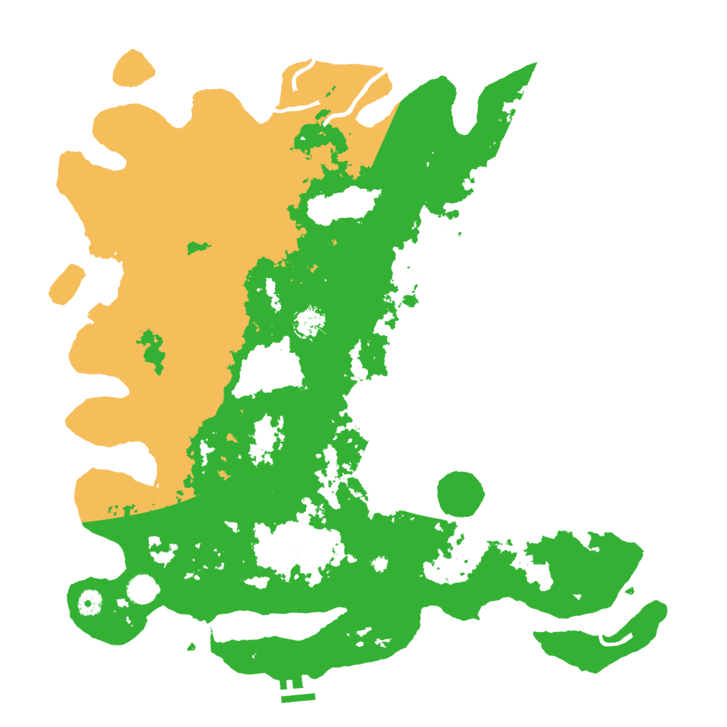 Biome Rust Map: Procedural Map, Size: 4300, Seed: 9876513